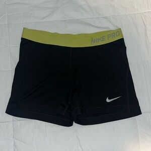 Black Nike Pro Shorts, Size XL
